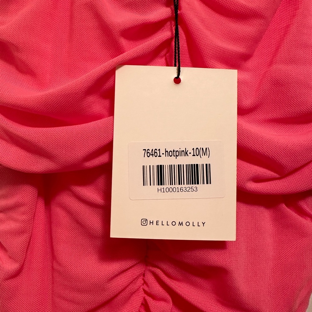NWT Hello Molly Ruched Body Con Dress - Picture 5 of 6